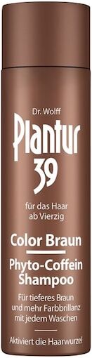 Plantur 39 Plantur-39 Pflege HaarpflegeColor BraunPhyto-Coffein Shampoo 250 ml (43,96 € / 1 l)