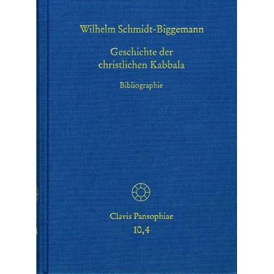 Geschichte der christlichen Kabbala. Band 4, Gebundene Ausgabe von Wilhelm Schmidt-Biggemann, Frommann-holzboog, 978-3-7728-2607-8