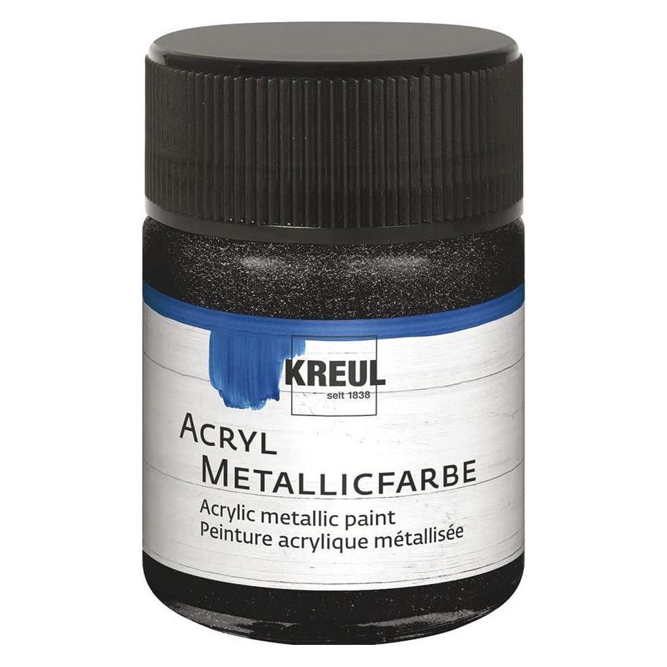 Kreul Acryl Metallicfarbe, cremig deckend, 50 ml (50 ml) (77585)