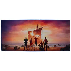 Cartoon Network Desk Mat One Piece Going Merry e la Ciurma (XL), Mausmatte, Mehrfarbig