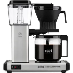 Moccamaster 10 kopper - 6 min. bryggetid - Autosluk, Filterkaffeemaschine, Silber