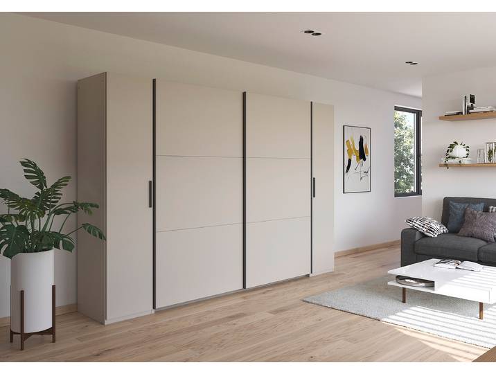 Kombischrank Kronach 311cm Beige/Kaschmir Grau