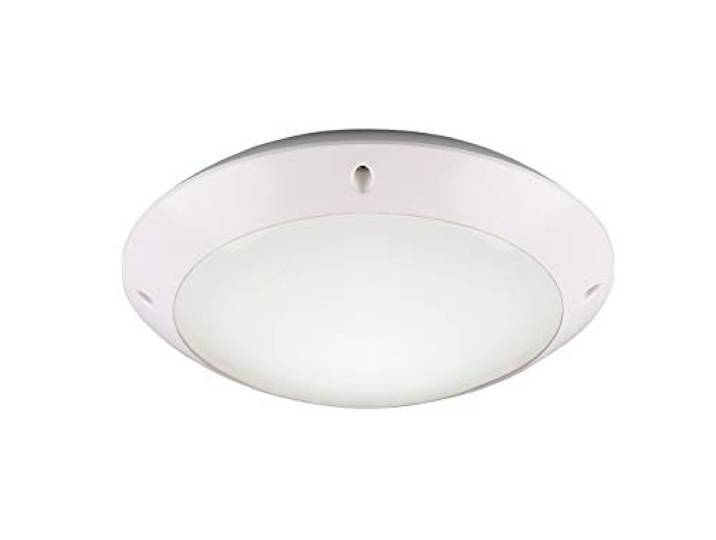 Reality Leuchten R60501031 Plafonnier d'extérieur Camaro en Plastique Blanc 1 x E27