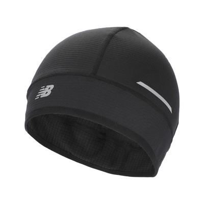 Beanie NEW BALANCE "PERFORMANCE FLEECE BEANIE", Herren, schwarz (schwarz (bk)), Obermaterial: 100% Polyester, Mützen Beanie, One Size, aus Polyester