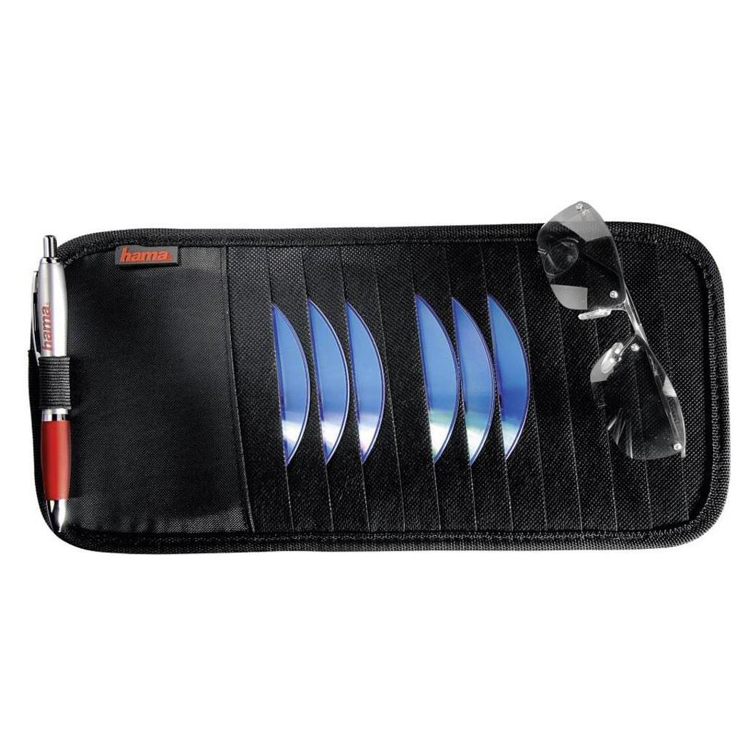 Hama Sonnenblendentasche 12 CD, Schwarz (00017327)