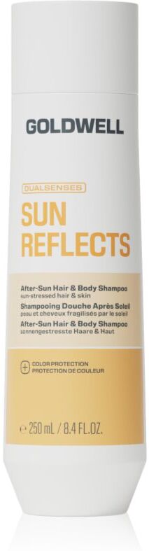 Goldwell Dualsenses Sun Reflects After-Sun a Body Shampoo gel de douche et shampoing 2 en 1 après-soleil 250 ml