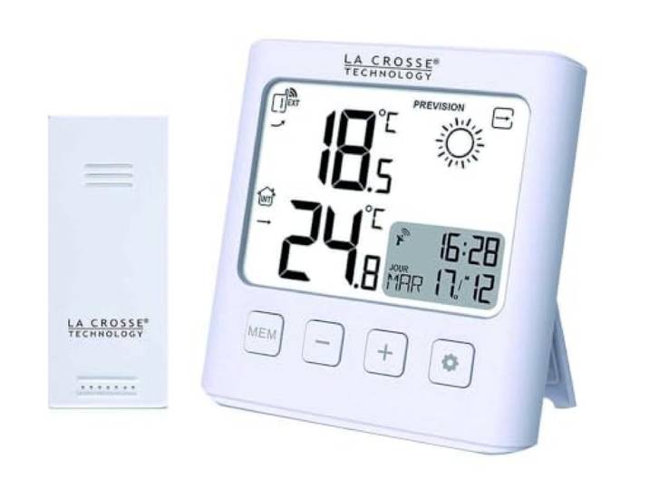 La Crosse Technology WS6231 Station de Température Blanc Petite