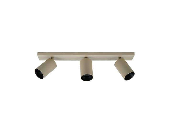 SpotOn3 Strahler, Metall, beige, 3-flg. - Antidark - Wohnzimmer - Modern - Mehrflammig
