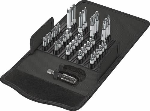 Wera Bit-Safe 43 Universal 1 05057450001 Bit-Set 43teilig Kreuzschlitz Pozidriv, Kreuzschlitz Phillips, Innen T-Profil Torsionszone