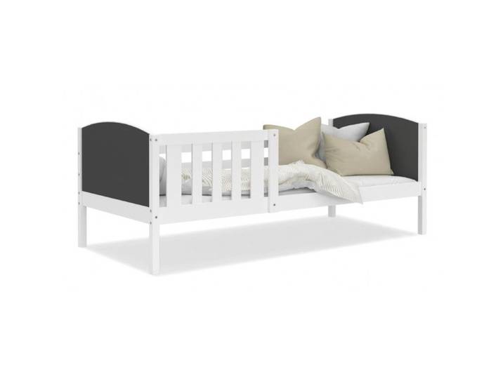 Lit Enfant Tom 90x190 Blanc - gris