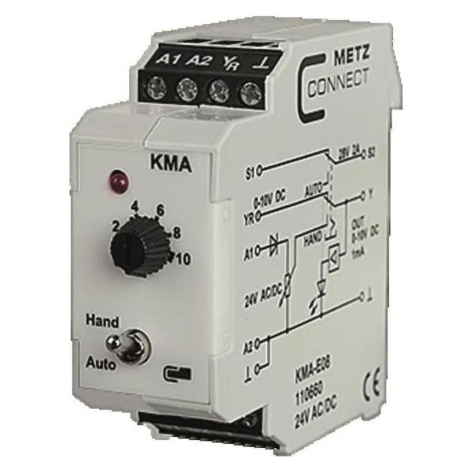 Metz Connect KMA-E08 Leistungsrelais Weiss (110660)