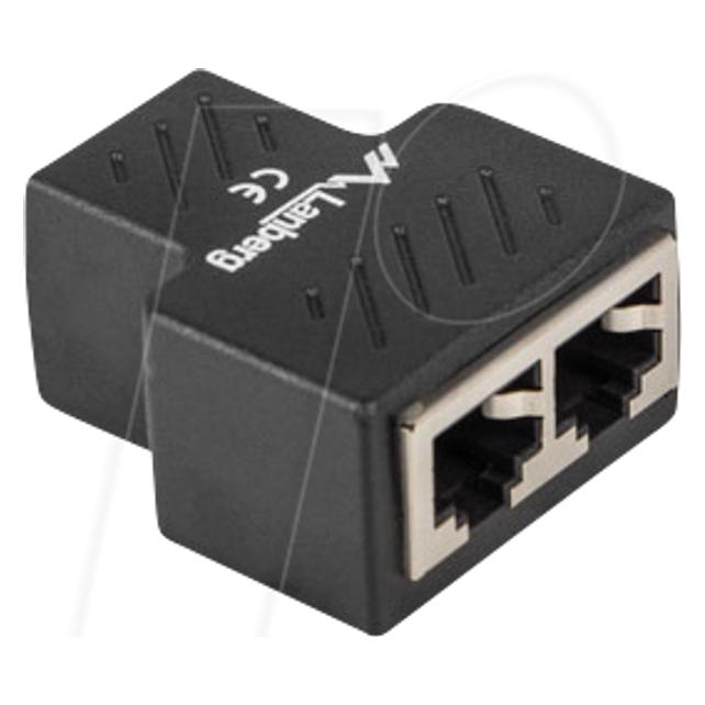 Lanberg RJ45 Inline Coupler (Netzwerk Kupplung) (ADS-RJ45-2RJ45-OS)