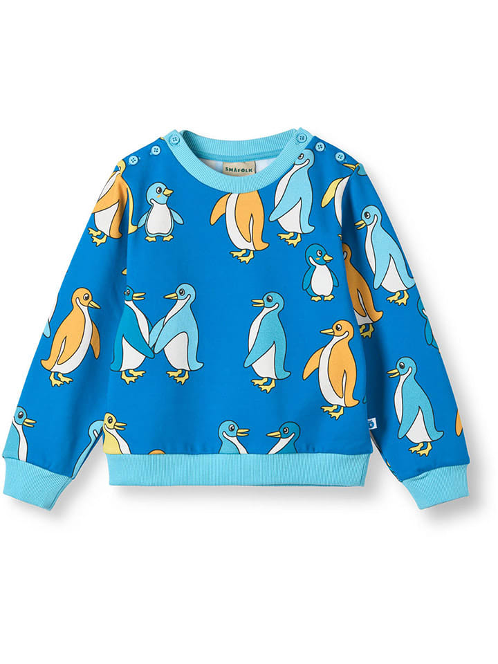 Småfolk Sweatshirt "Dayton" in Blau - 92/98