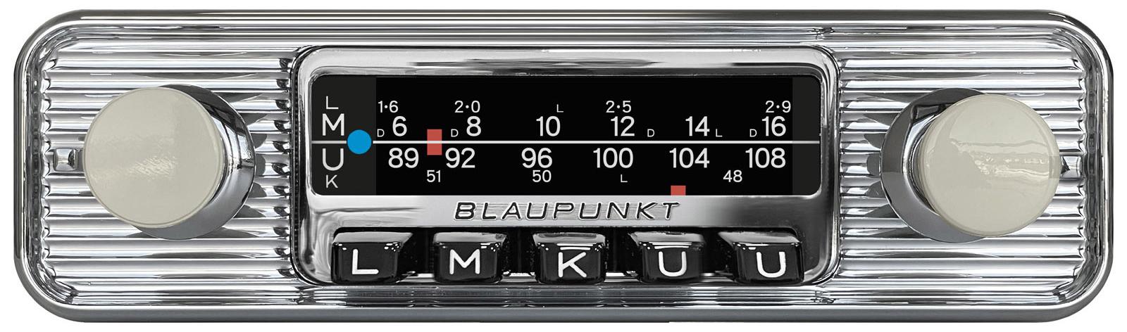 Blaupunkt Frankfurt Stereo Classic | 1-DIN Retro-Autoradio | Bluetooth | MP3 | DAB