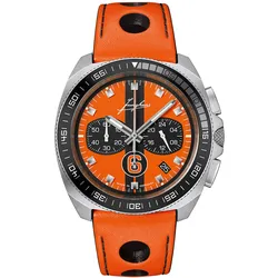 Junghans 41/4557.00 Herrenuhr 1972 Chronoscope Sports Edition 2026 Orange