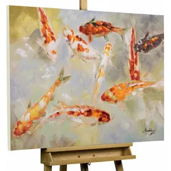 ACRYLBILD HANDGEMALT 100/70 cm