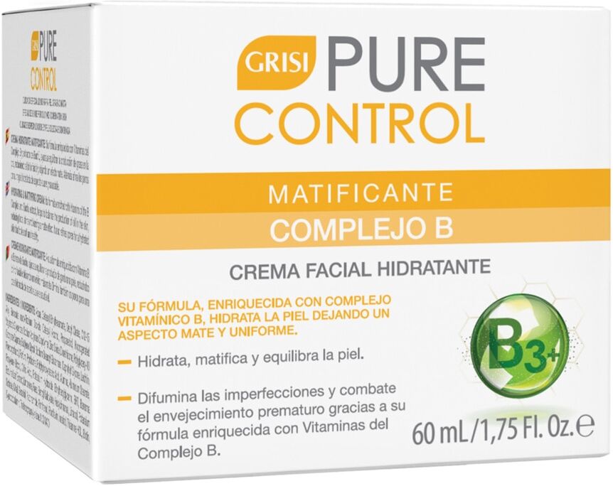 Grisi Crema Facial Hidratante Matificante Pure Control.  (60 g)