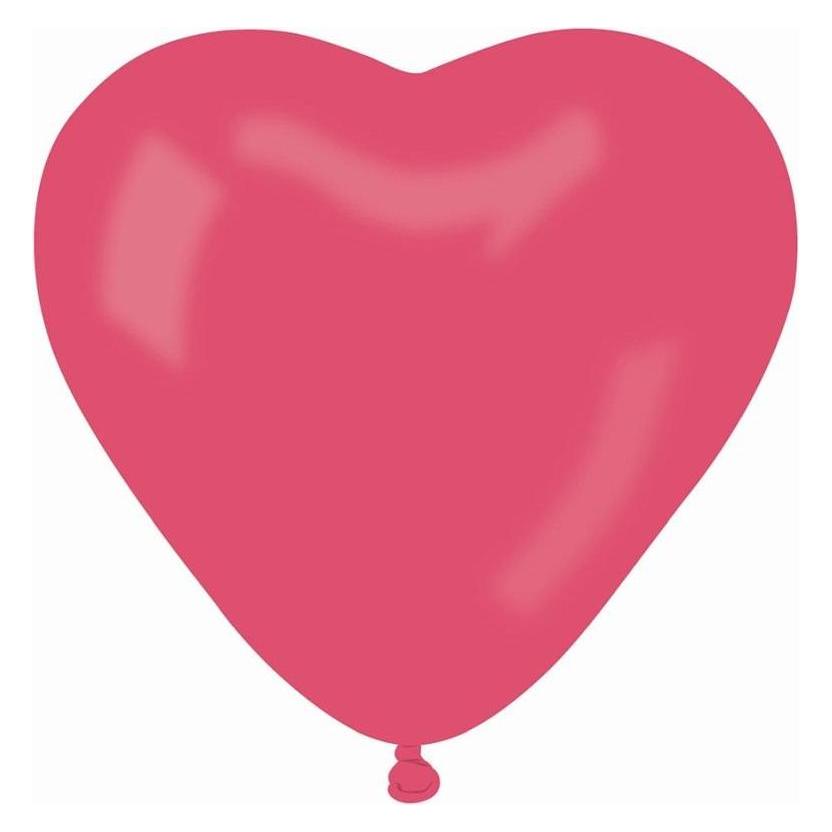 Gemar BIG HEART Pastellballons - rot (50x) (454364)