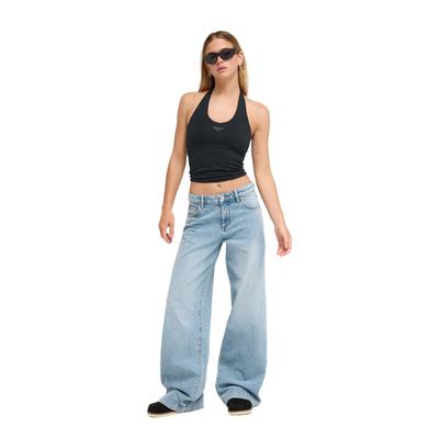 Jeansjeggings ROXY "Sun And Done", Damen, Gr. 34, Normalgrößen, blau (sunbleached vintage), Obermaterial: 100% Baumwolle., Jeans
