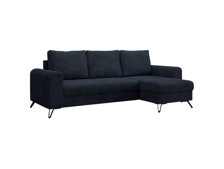 ECKSOFA Hugo Cord Dunkelblau