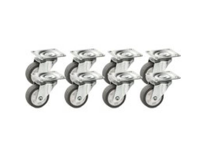 PARKSIDE® Roulettes pivotantes / Roulettes pour meubles / Roulettes de manutention (Kit de roulettes pivotantes 8 pièces)