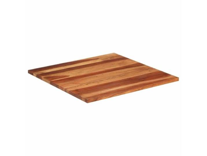 NKOPPFG Tischplatte Massivholz Palisander 80x80 cm 25-27 mm Dicke, Tropisches Hartholz, Langlebig, Feucht Abwischbar, Für Esszimmer Und Gewerbe