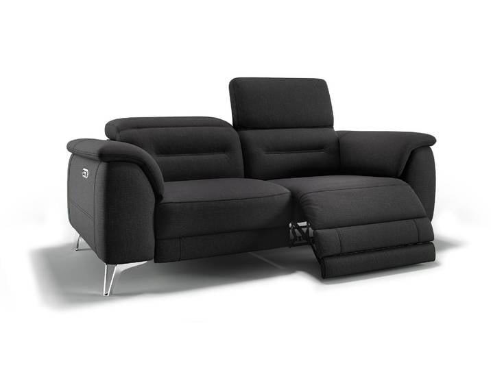 Designer Stoffcouch 2-Sitzer GANDINO Relaxfunktion