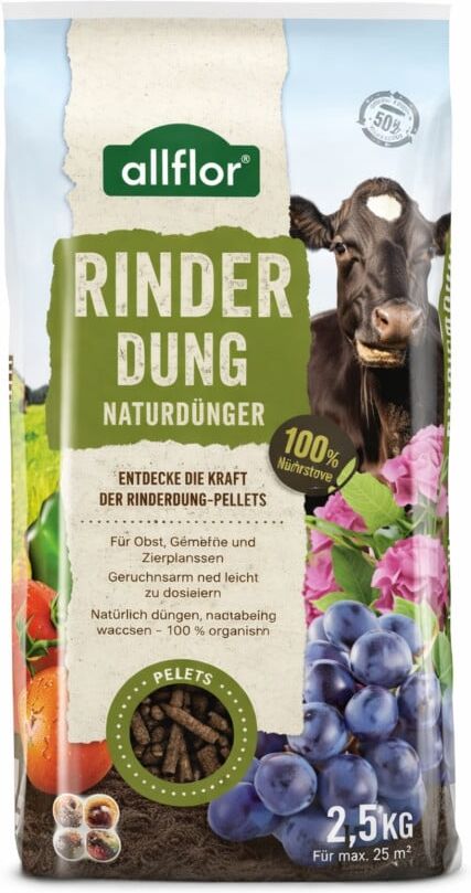Allflor Naturdünger Rinderdung 2,5 kg