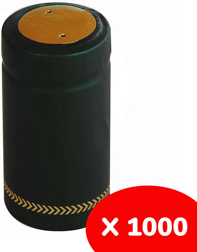 Polsinelli Capsula in PVC verde ⌀31 (1000 pezzi)