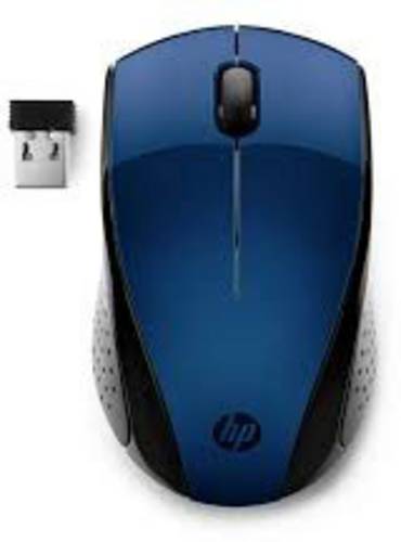 HP 220 Maus Funk Optisch Blau 3 Tasten 1300 dpi Integriertes Scrollrad