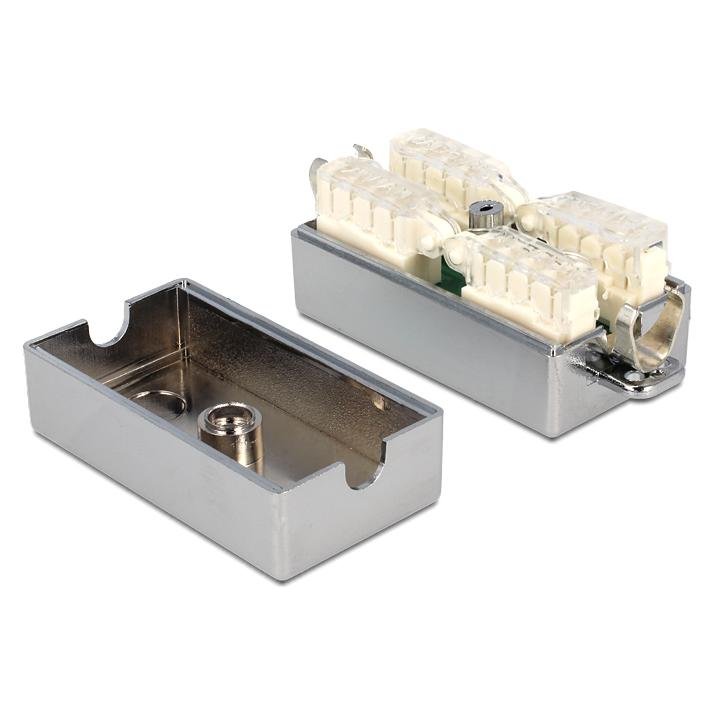 Delock Kabelanschlusskasten (Kabel Verbindungsbox) (86243)