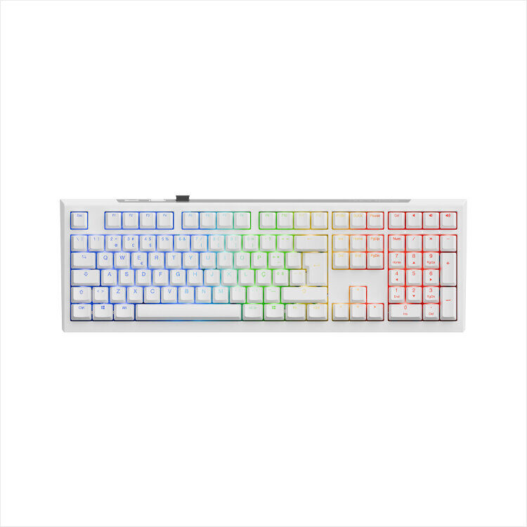 TECLADO GAMING DUCKY ONE X 100 WH