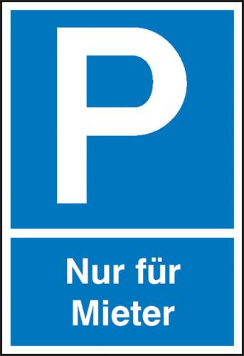 SafetyMarking 52.5130 Parkplatzschild Parkplatz Aluminium (B x H) 400mm x 600mm 1St.