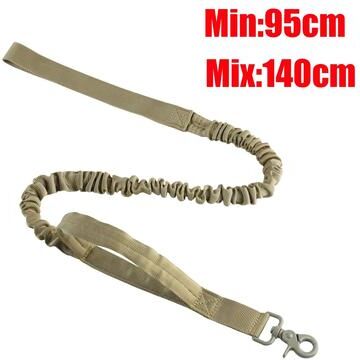 Inspire Essentials Reflective Tactical Bungee Dog Leash With Car Seatbelt For Large Dogs b