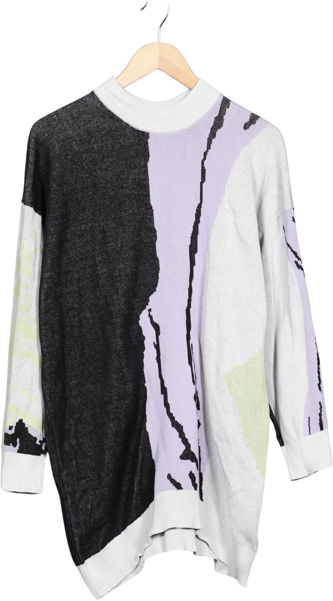 Monki Damen Pullover, Mehrfarbig, Gr. Xxs, Baumwolle - Second Hand