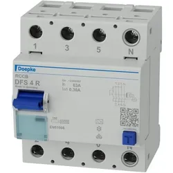 Doepke, Schutzschalter, DFS4 063-4/0,30-A R