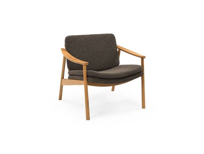Soren Loungesessel, Eiche natur Stoff