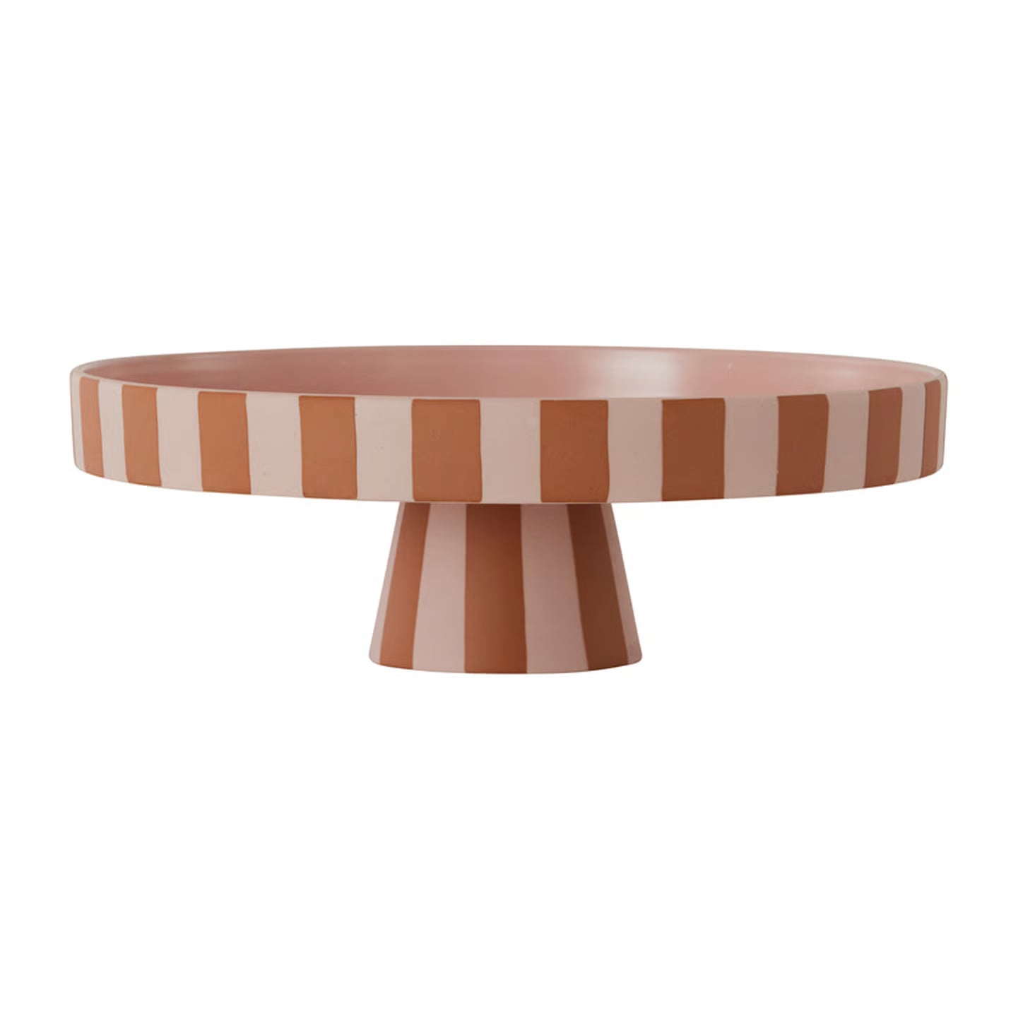 OYOY Toppu serveerschotel groot Ø27 cm Caramel-rose