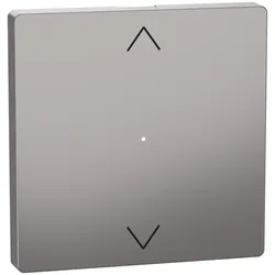 Merten MEG5215-6050 Wippe für Taster-Modul 1fach (Pfeile Auf/Ab), Nickelmetallic, System Design MEG52156050