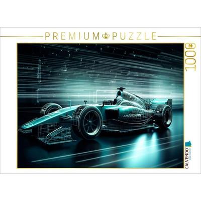 CALVENDO Puzzle Ein Motiv aus dem Kalender Formel E Phantasien | 1000 Teile Lege-Größe 64x48cm Foto-Puzzle für glückliche Stunden