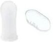 Inspire Select Silicone Pet Finger Toothbrush 360 Dog & Cat Teeth Cleaning Brush With Storage Case white
