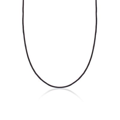 Kette ohne Anhänger NENALINA "Halskette Seidenband Kette Basic Kombinierbar 925 Silber" Gr. 42, silber, Halsketten, Damen, 42, ohne Stein, Silber 925 (Sterlingsilber)