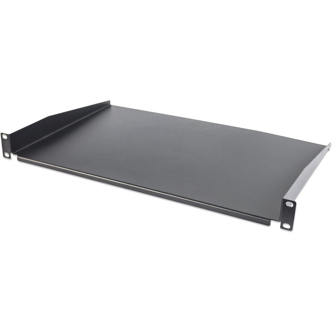 Intellinet 19" Fachboden 300mm Frontmont. n. perforiert sw
