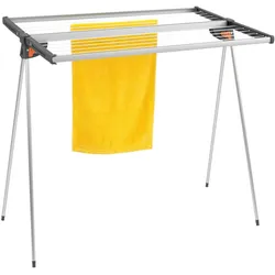 Juwel Wäschetrockner Alu Twist 140, Wäscheständer kompakt, Wäscheleine 13,7 m, Wäscheständer, Silber