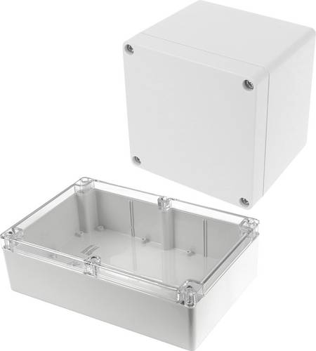Hammond Electronics 1554RL2GYCL Gehäuse 160 x 160 x 45 Polycarbonat Hellgrau 1St.