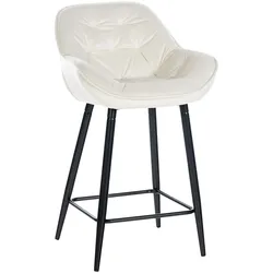 CLP Barhocker Gibson Samt   Farbe: creme, Material: Samt