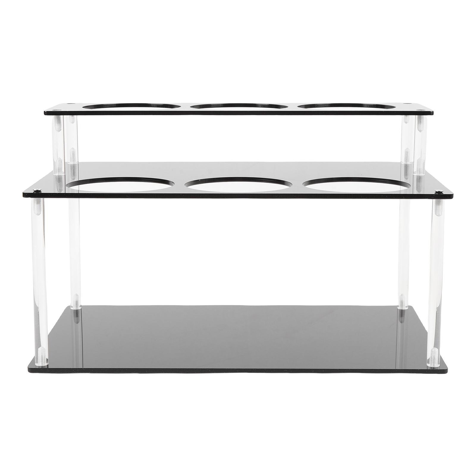 Cocosity Acrylsiroopfleshouder, 2-laags, multifunctionele presentatiestandaard voor de keuken