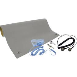 Quadrios ESD-Tischmatten-Set Grau (L x B) 1200 mm x 600 mm 1903EC006