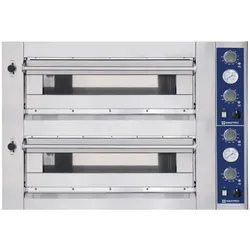Virtus Elektro-Pizzaofen für 6+6 Pizzen ø 35 cm, mechanische Bedienung (CAB0123)