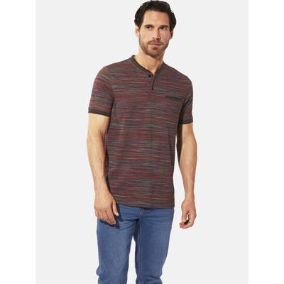 T-Shirt BABISTA "T-Shirt GAVITORRI", Herren, Gr. 3XL, rot (dunkelrot melange), Obermaterial: 100% Baumwolle CO., Shirts T-Shirt